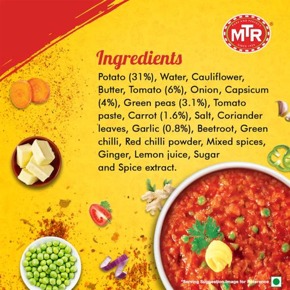 MTR Ready To Eat - Pav Bhaji, 300 g-3.webp